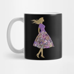 Purple Lady Jewelry Mug